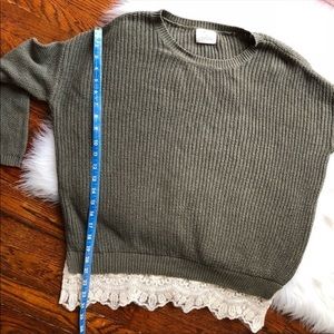 Oversized urban outfitters olive green sweater